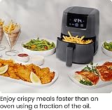 Chefman 2L Mini Air Fryer Digital Space Saving Compact Grey view 2