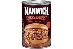 Manwich Sloppy Joe Sauce, Thick and Chunky, Canned Sauce, 15.5 OZ (Pack of 12)