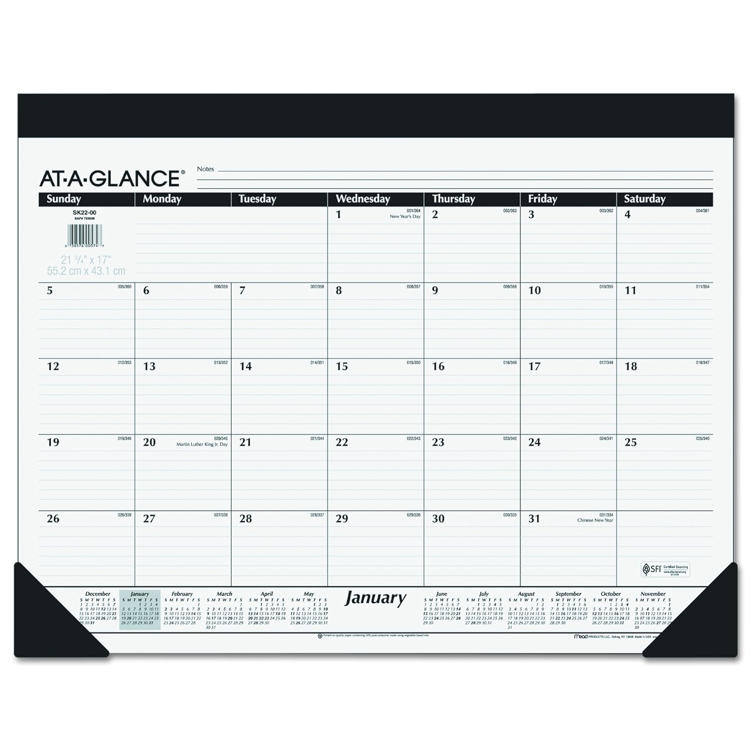 Best 2017 at a glance desk calendar