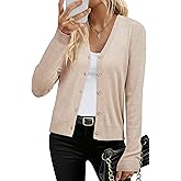 Arach&Cloz Women's Wool Blend Business Casual Cardigan Sweaters Tops