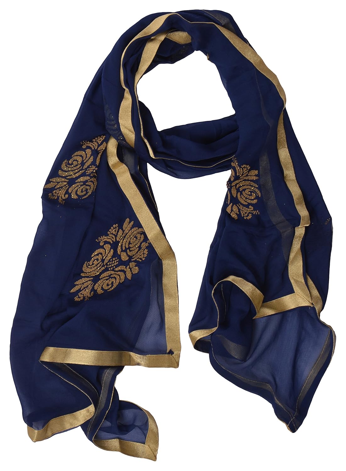 youthquake chiffon giltter print dupatta