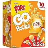 Kellogg's Corn Pops Go Packs Cereal, Kids Snacks, Lunch Snacks, Original, 9.5oz Box (10 Pouches)