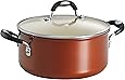 Tramontina 80110/050DS Style Ceramica 01 Covered Dutch Oven, 5-Quart, Metallic Copper