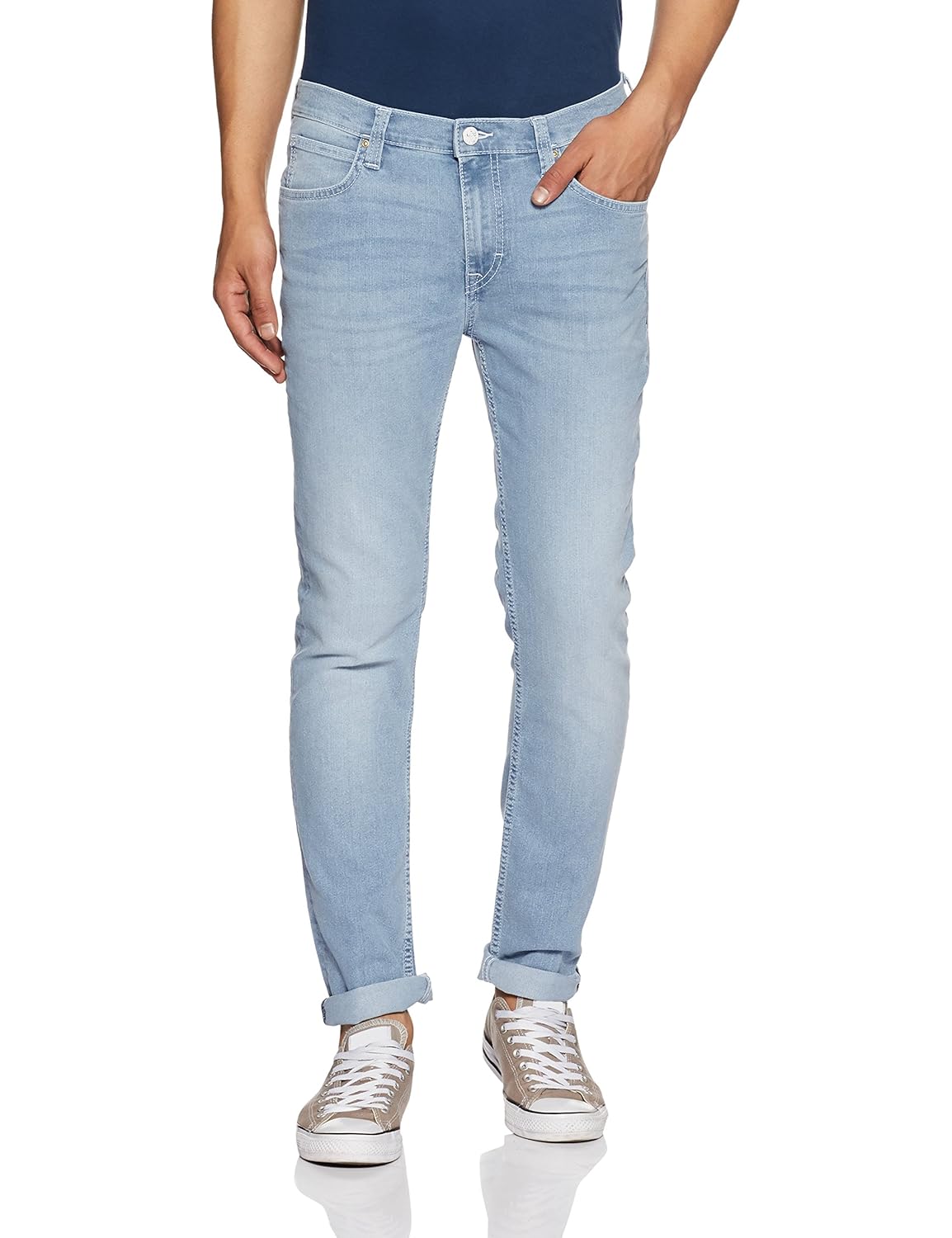 lee men's bruce skinny fit jeans