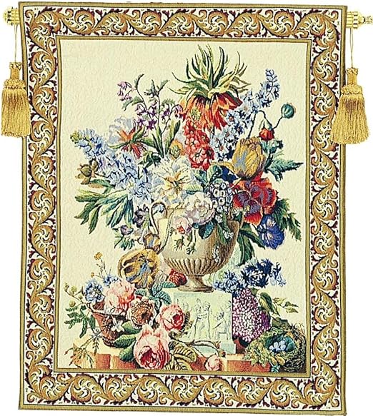 Amazon Com Corona Decor Fiori European Tapestry Wall Hanging Large Home Kitchen