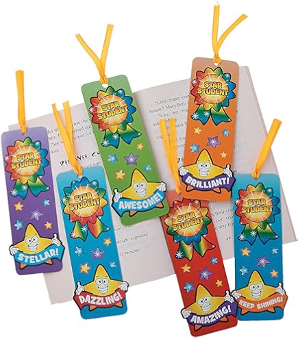 "I'm A Star Reader" Motivational Bookmarks - 30 Pack Multicolor For Classroom Rewards