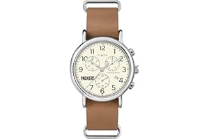 Timex Tribute Men's NFL Weekender Chrono 40mm Quartz Leather Strap