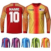 ORYG Kids Goalkeeper Jersey Custom Padded Goalie Shirt Personalized Soccer Keeper Uniform for Men Youth with Name Number Logo