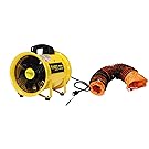 送排風機 ダクトファン MDF-200A 《5mエアーダクト付きセット》 (口径200mm)