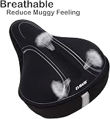 DAWAY C3 Memory Foam Bike Seat Cover Extra Soft Padded Comfort view 4