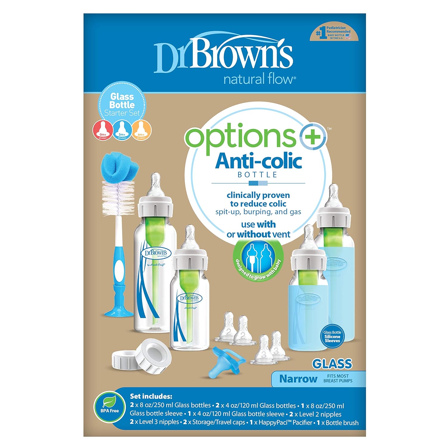 dr brown's glass bottle starter set