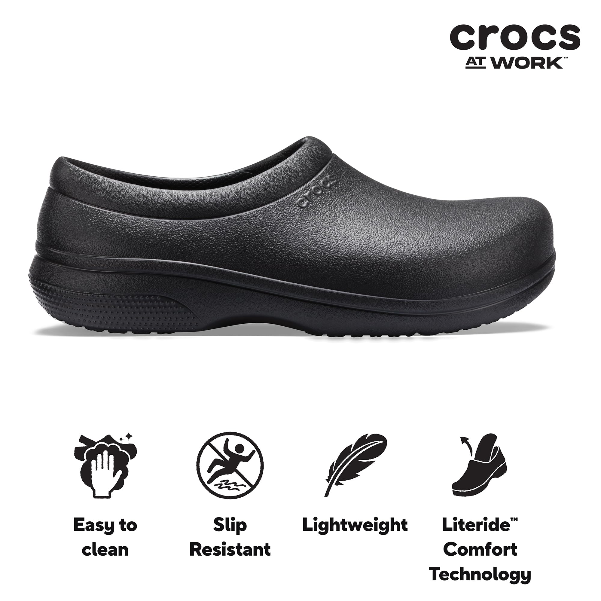 Croc Clock Mua Crocs Unisex Adult Work On The Clock Literide Slip-On Clogs trên ...
