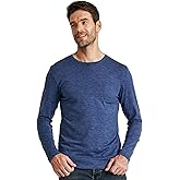 ZSOSBA METARINO Men's Merino Wool Base Layer Merino Wool Long Sleeve Shirt for Skiing,Hiking,Cycling,Sports