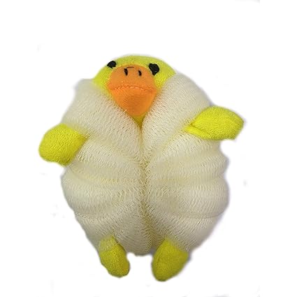 DELight Baby's Duck Bath Loofah (Cream)