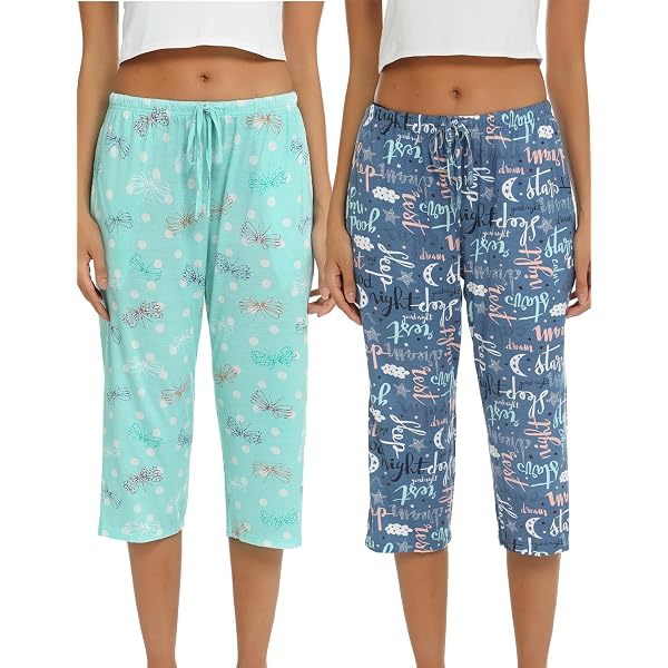 VENTELAN Women's Summer Pajama Set - Cute Cat Print Sleepwear, 2-Piece Comfy Sleep Set