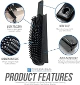 TDBS The Dustpan and Brush Store 2 in 1 Rubber Hand Brush view 3