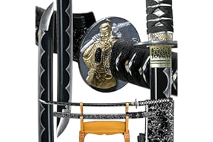 Eroton Real Katana Sword Sharp - Japanese Samurai Swords are a Unique Gift for Men - Full Tang High Carbon Steel Sword Blade Makes a Memorable for Martial Arts Enthusiasts or Sword Collectors