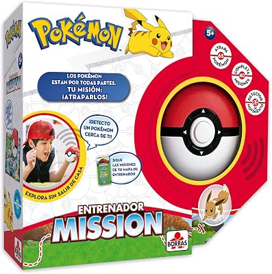 Erase - jogo de tabuleiro interativo pokémon mission, torne-se um treinador pokémon e pegue todos eles. jogo de treinador, aprenda curiosidades sobre seu pokémon favorito (19442)