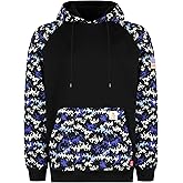 BOCOMAL FR Hoodies Camouflag Paisley Lightweight Pullover 7.5oz Cottoon Flame Resistant men's Hooded Sweatshirts NON FLEECE