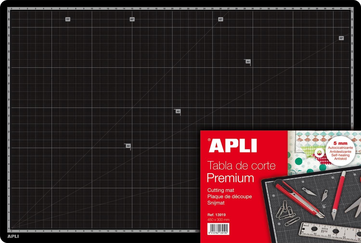 APLI - Cutting Board, 450 x 300 x 5 mm (A3) Premium (13919)
