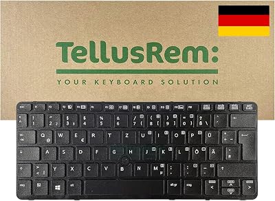 TellusRem German Backlit Keyboard for HP EliteBook 720 G1 G2 725 G1 G2 820 G1 G2