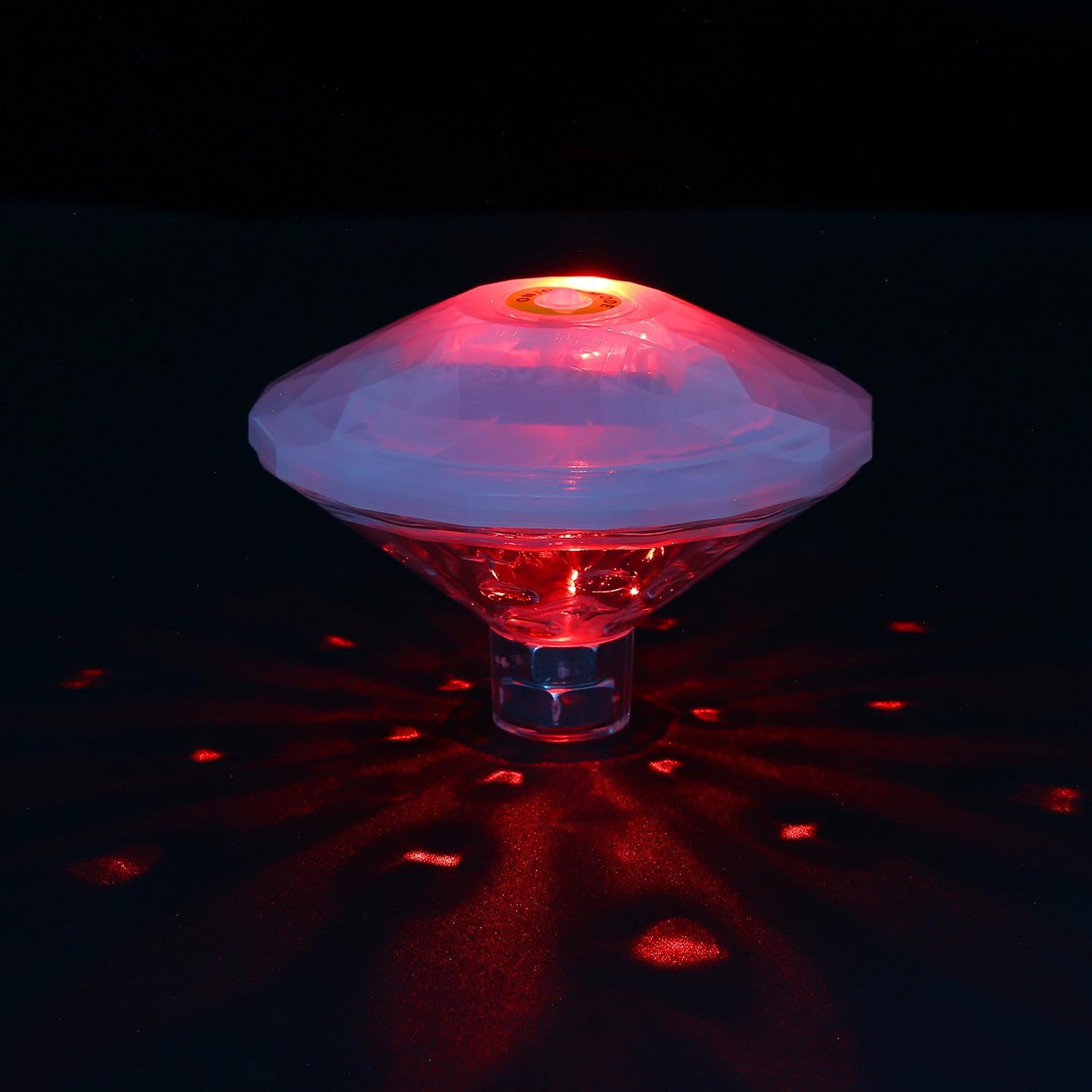 Redlution RGB Glow Light Underwater Led Diamond Float Light Waterproof in tub Pond Pool Spa Hot Tub Bathtub Floating Lamp with 7 Pattern Modes - Image 4