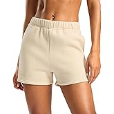 Soothfeel Women's Sweat Shorts with Pockets High Waisted Comfy Athletic Lounge Cotton Shorts for Women Casual Summer