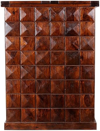 Art of Jodhpur PRNV031 Bar Cabinet (Honey)