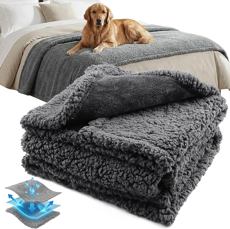 Onarway Waterproof Dog Blanket XX-Large 145x215cm Grey