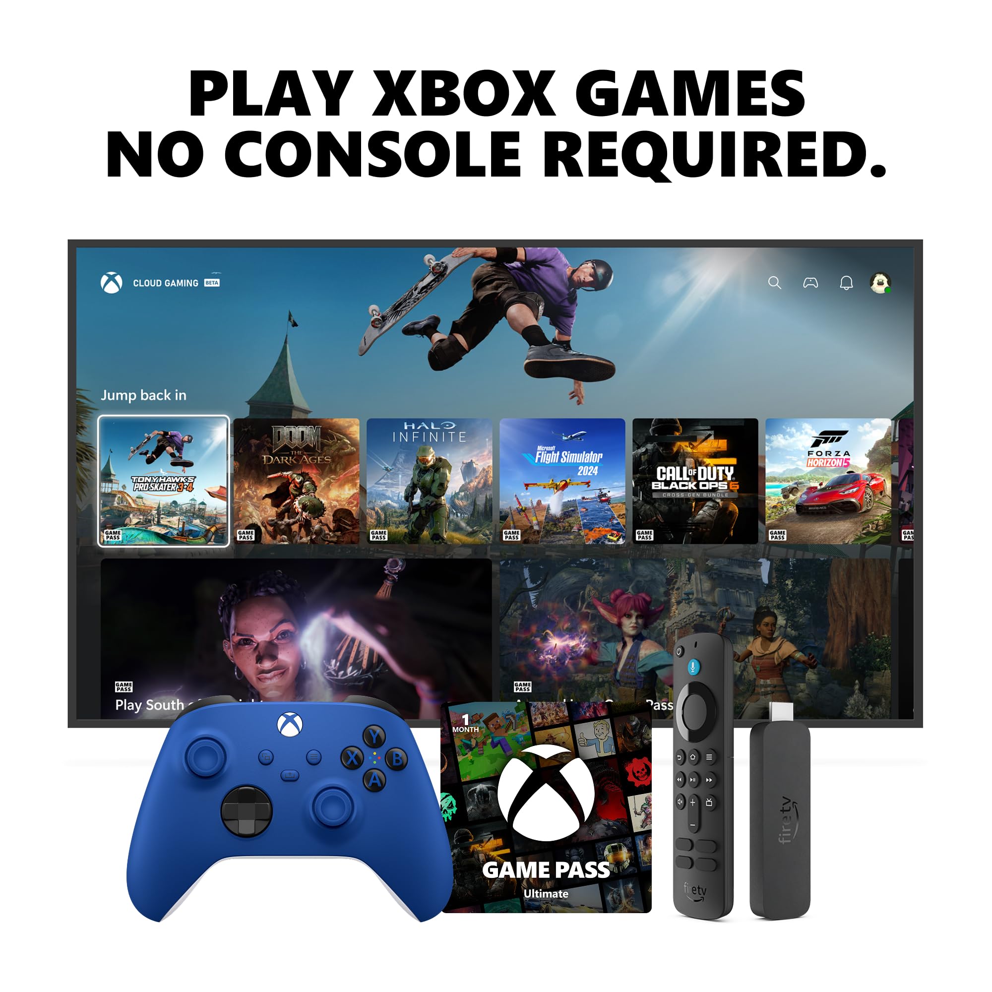 Xbox Wireless Controller (2025) Shock Blue + Fire