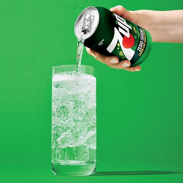 ZERO SUGAR 7-UP SODA, 12 OZ., PACK OF 12