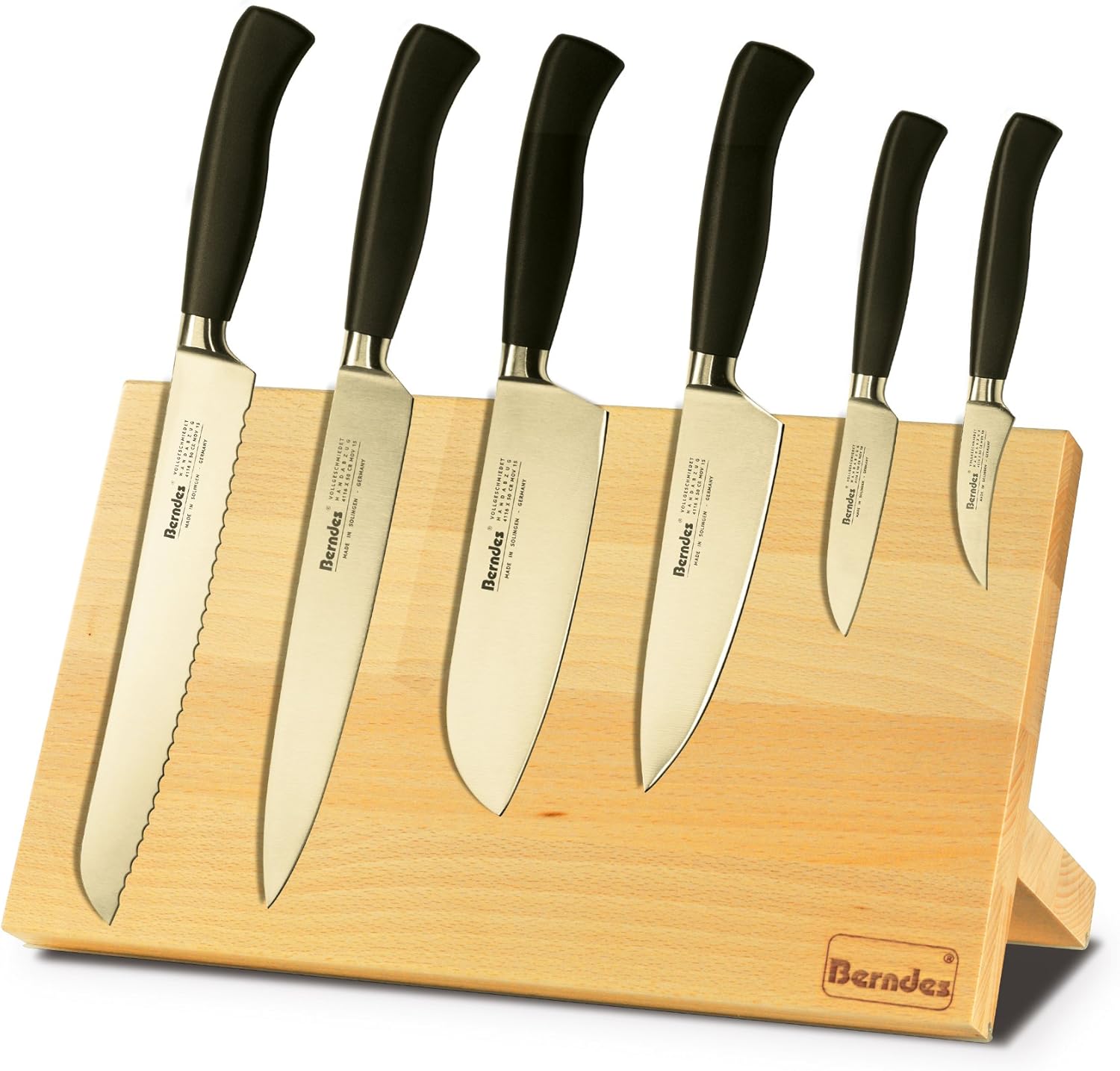 Berndes 9561 7teilig mit Schälmesser, Gemüsemesser