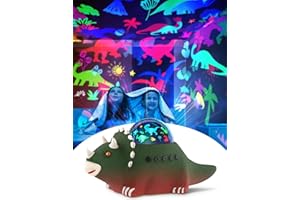 Eyesound Dinosaur Toys for Kids 3-5 Boys Projector Night Light Dino Lamp, Birthday Gift for 3, 4, 5, 6, 7 Year Old Boy Girl Bedroom Decor, Toddler Nursery Sound Machine Music White Noise Crawl Toy