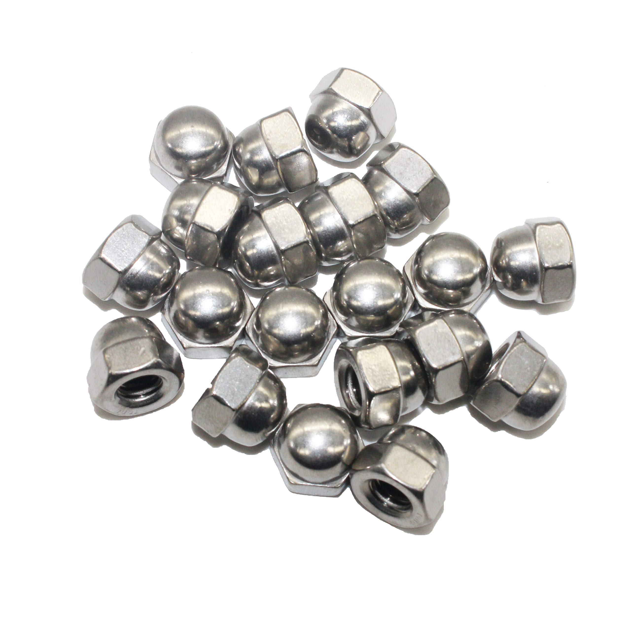 Fullerkreg M6 Stainless Steel A2 DIN1587 Cap Nut High Form Pack of 50