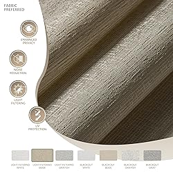 Boolegon No Drill Cordless Roman Shades for
