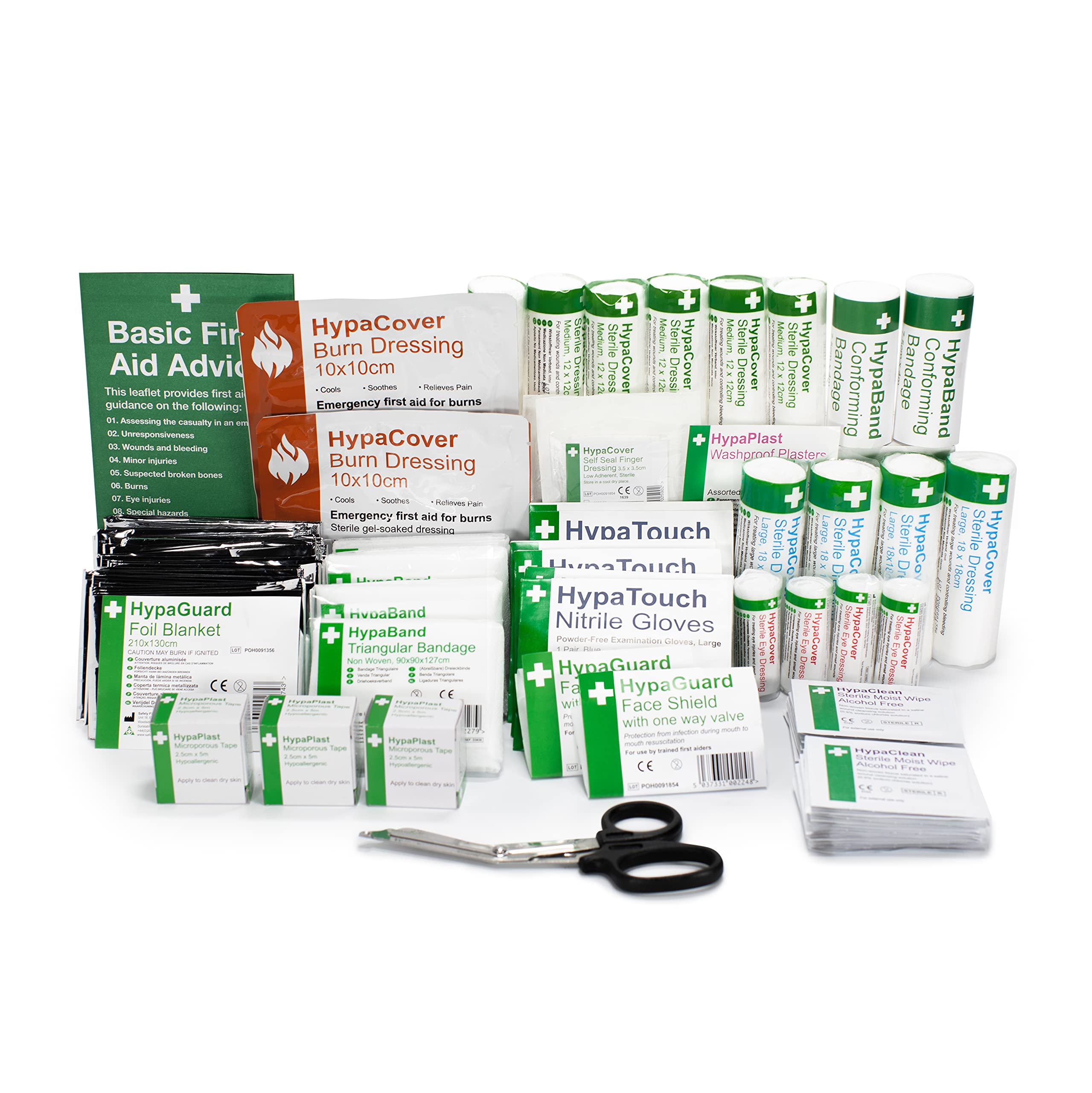 Safety First Aid Group First Aid Kit Refill Pack British Standard 8599 Compliant, Large 100+ Persons