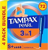 Tampax Pearl Super Plus Tampons with Applicator 18 Pack Free from Fragrances