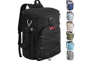 Karamagic Cooler Backpack 30 Cans,Portable Backpack Coolers Insulated Leak Proof,Made with Water-Resistant 900D Oxford Lightweight Cooler Bag for 12h Hot/Cold Retention