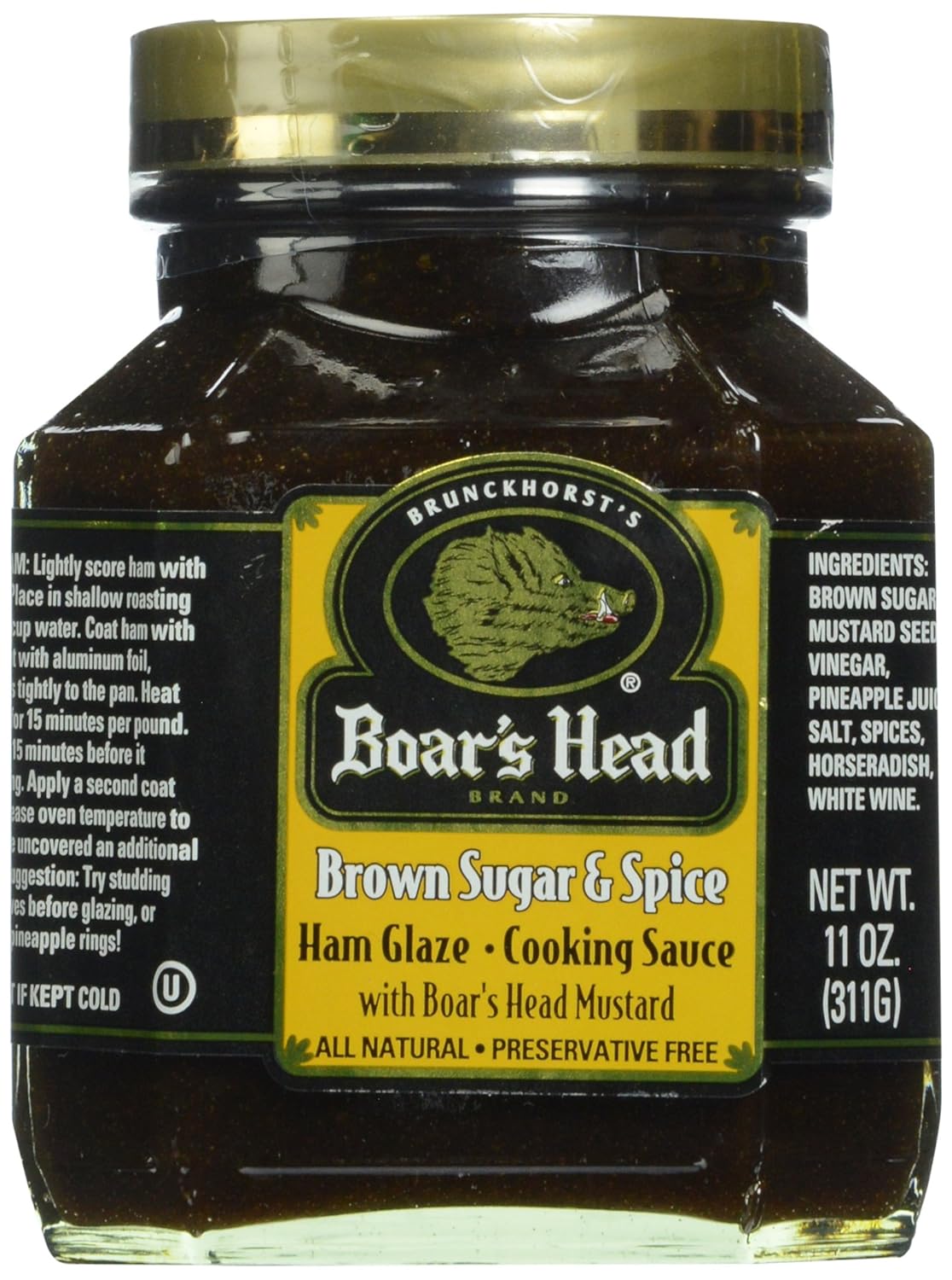 Boar's Head, Brown Sugar and Spice Ham Glaze, 11 oz