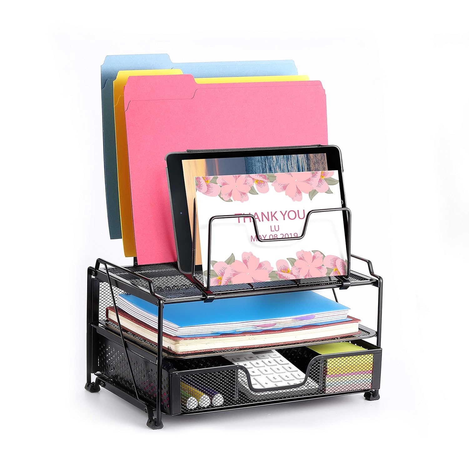 Best modern desk organizer shelf