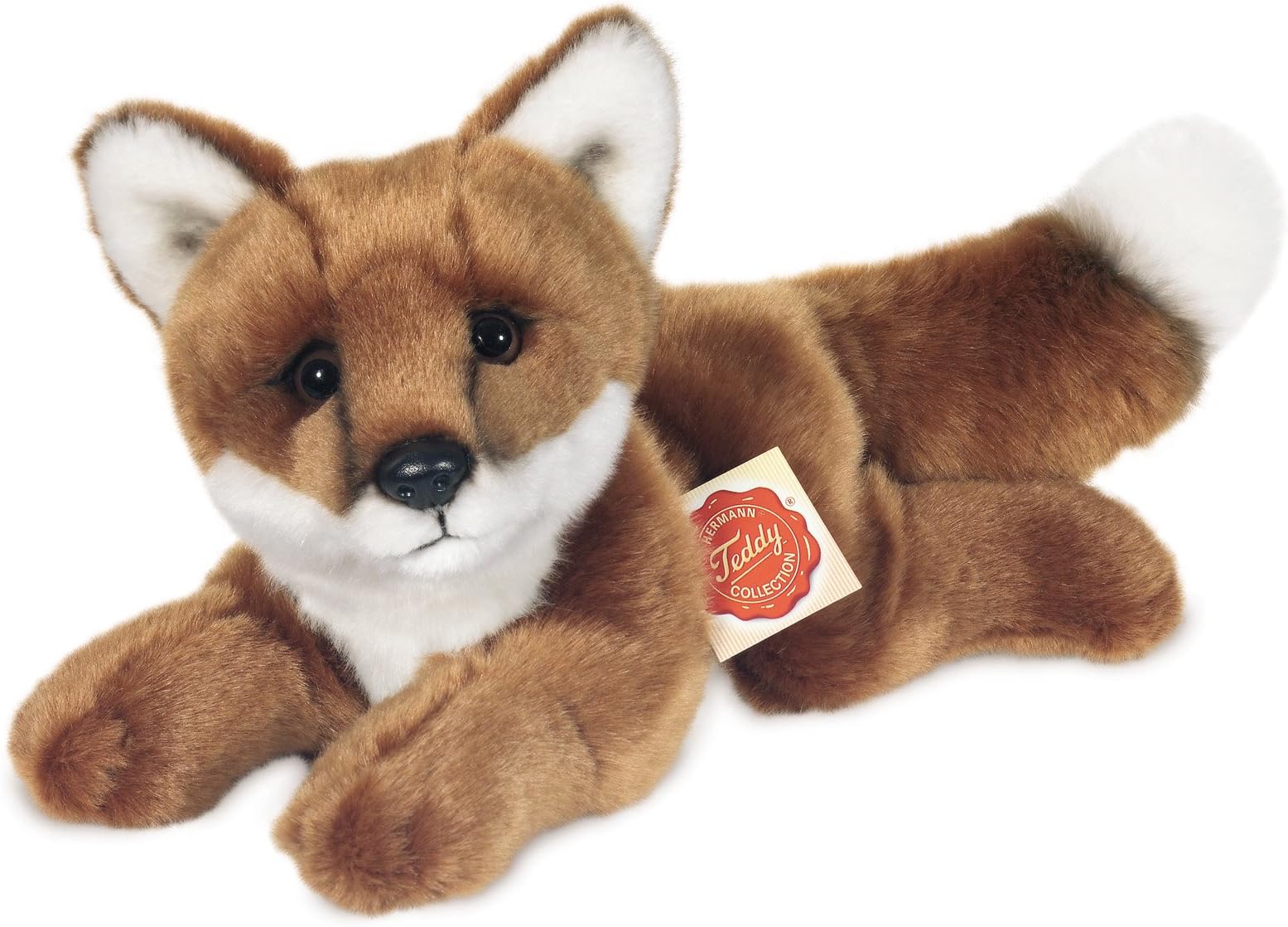 Hermann Teddy Collection 903246 25 cm Fox lying Plush Toy