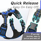 Eagloo Large Dog Harness No Pull Front Back Clips Reflective Breathable view 6