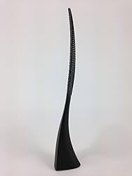 Stand Rice Paddle Shamoji Black K-386BK