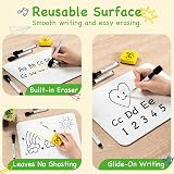 Ohuhu 30 Pack A4 Double-Sided Mini Whiteboards with 30 Pens & 30 Erasers view 4