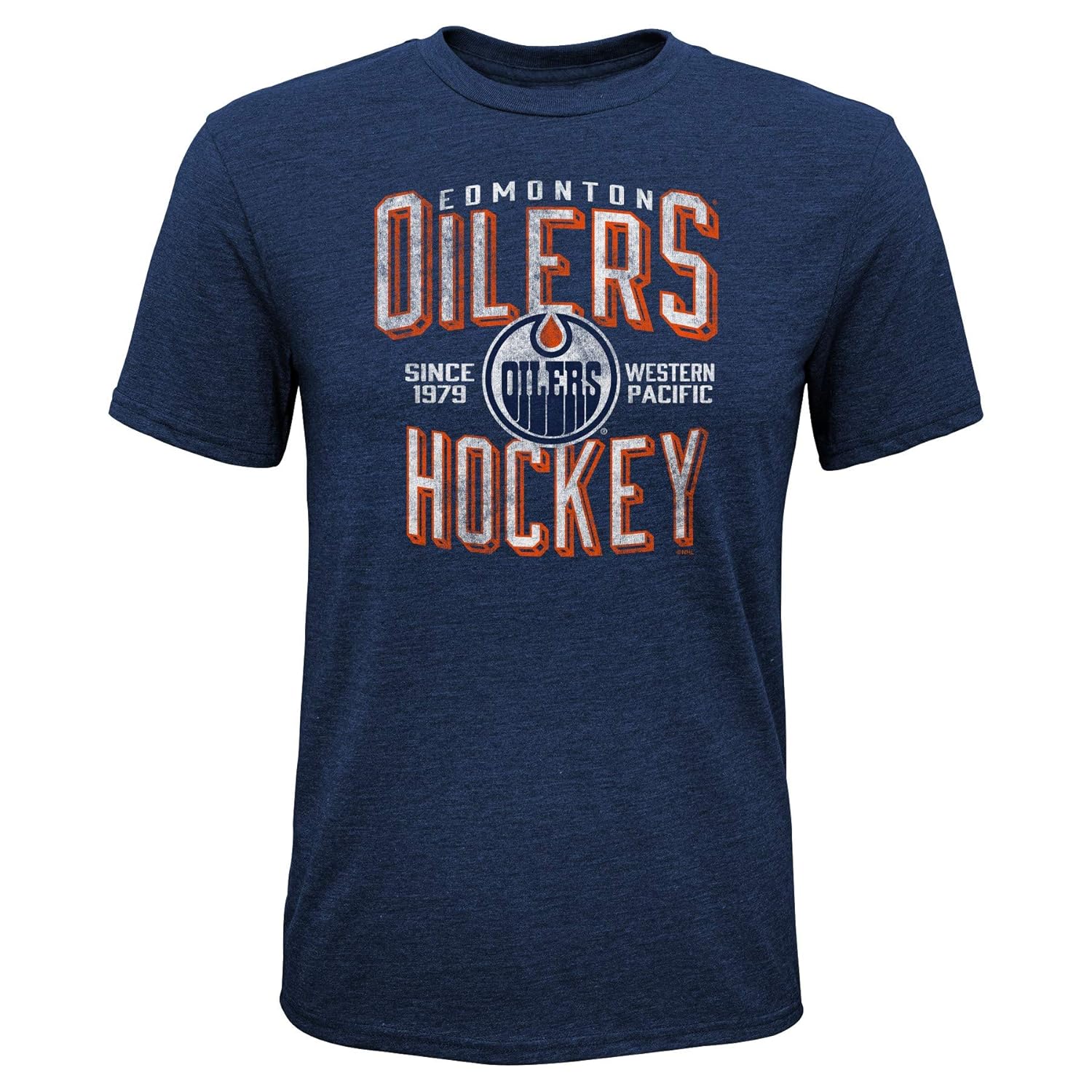 Edmonton Oilers Distressed Team Shirt Kitilan