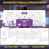 Raibu L-Carnitine 3000 High-Strength Capsules 180 Ct Vegan 3000mg view 3
