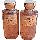 Bath & Body Works Shea + Vitamin E Shower Gel, Set of 2, 10oz Each (Sweet Cinnamon Pumpkin)
