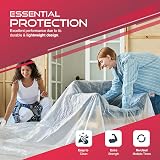 Haltons White LDPE Dust Sheets 6 Pack 3.6x2.7m 7µm Durable Plastic view 3