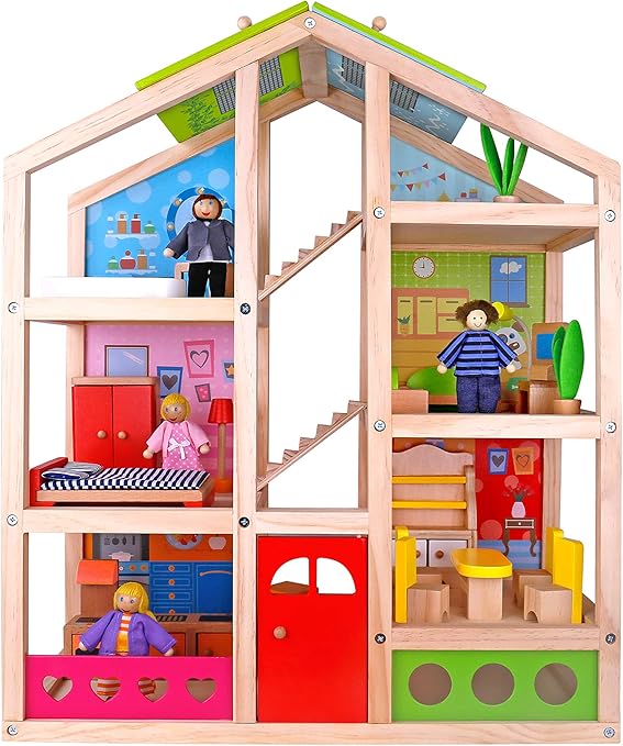 boys wooden doll house