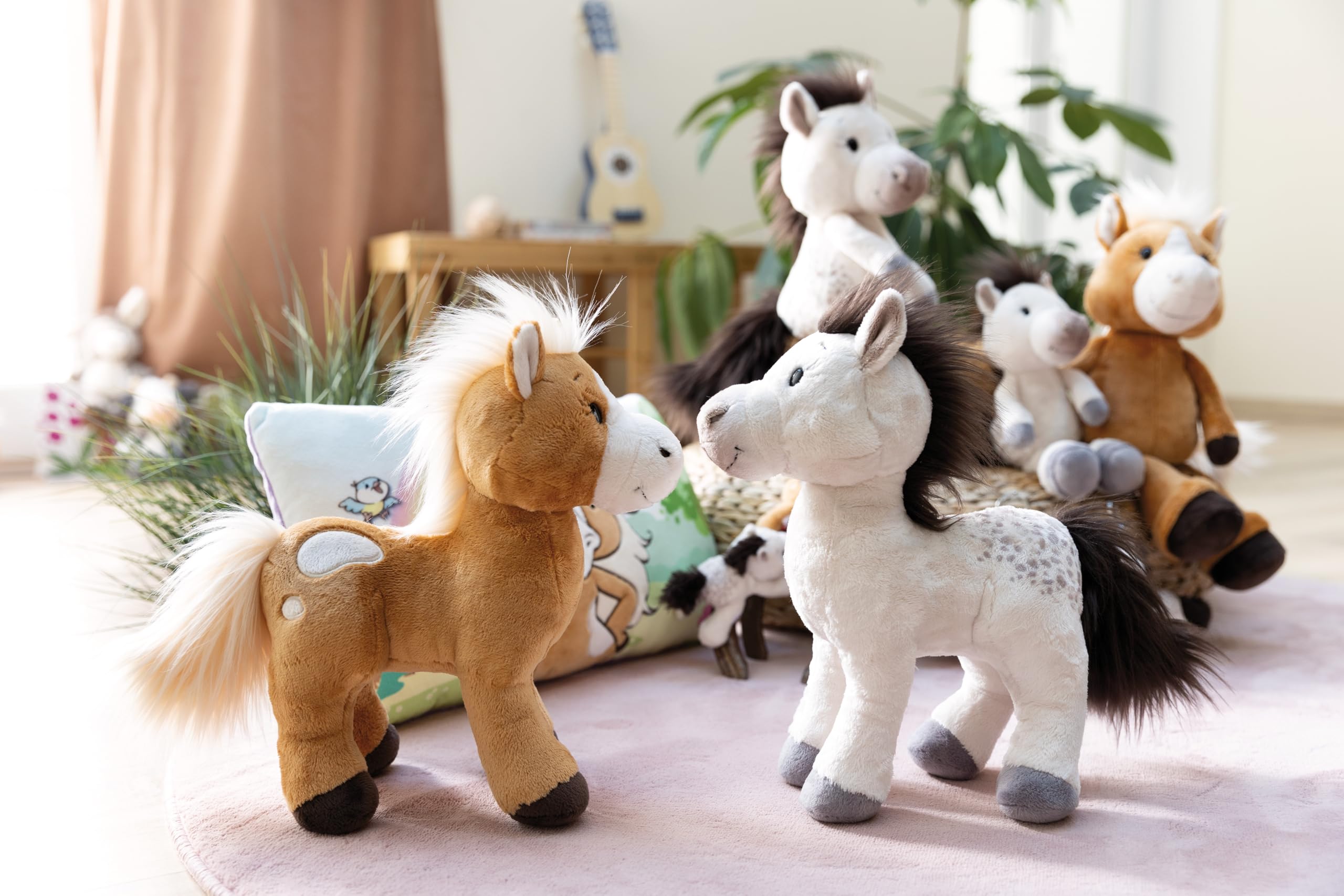 Kuscheltier Pferd Mony K. Pony 27cm - weiß - Weiches NICI Plüschtier – niedliches Stofftier zum Kuscheln & Spielen – tolle Geschenkidee für Kinder & Erwachsene | 62237 6